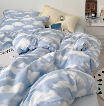 Minimalist Internet Celebrity Dormitory Bedding, Bedding Set, Bedsheet Three Piece Set