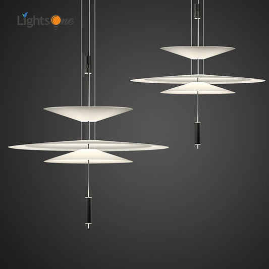 Modern minimalist creative personality flying saucer decoration designer's pendant lamp dining table bar pendant lights