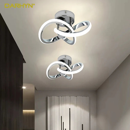 LED Strip Aisle Ceiling Lights Modern Minimalist Living Room Lamps For Balcony Entrance Staircase Home Decor Fixtures Led Luster