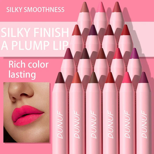 18 Colors Red Contour Tint Lip Liner Pencil Long Lasting Waterproof Matte Lipstickn Soft Pencil Makeup Women's Cosmetics Product