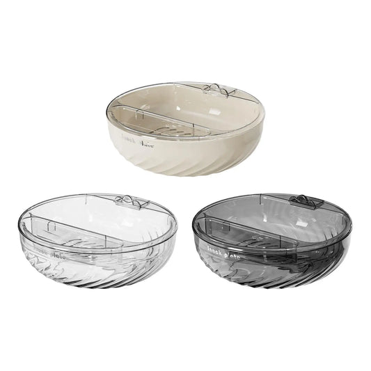 Drain Fruit Plate Home Decor Snack Tray Vegetable Strainer Plate Decorative Fruit Bowl for Candy Snacks Dessert Cakes Fruits
